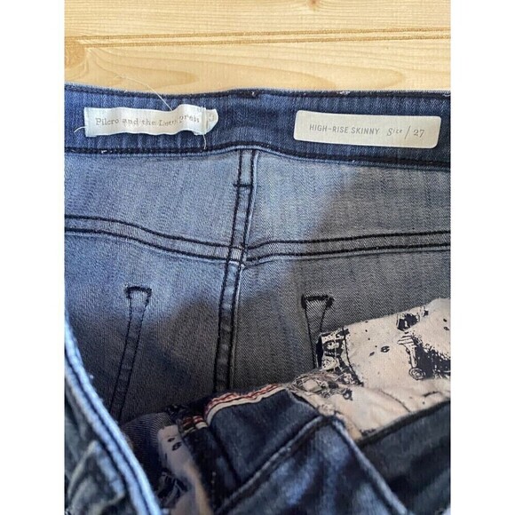 Anthropologie Pilcro & The Letterpress Women's  Distressed Skinny Jeans Size 27 - Picture 5 of 9